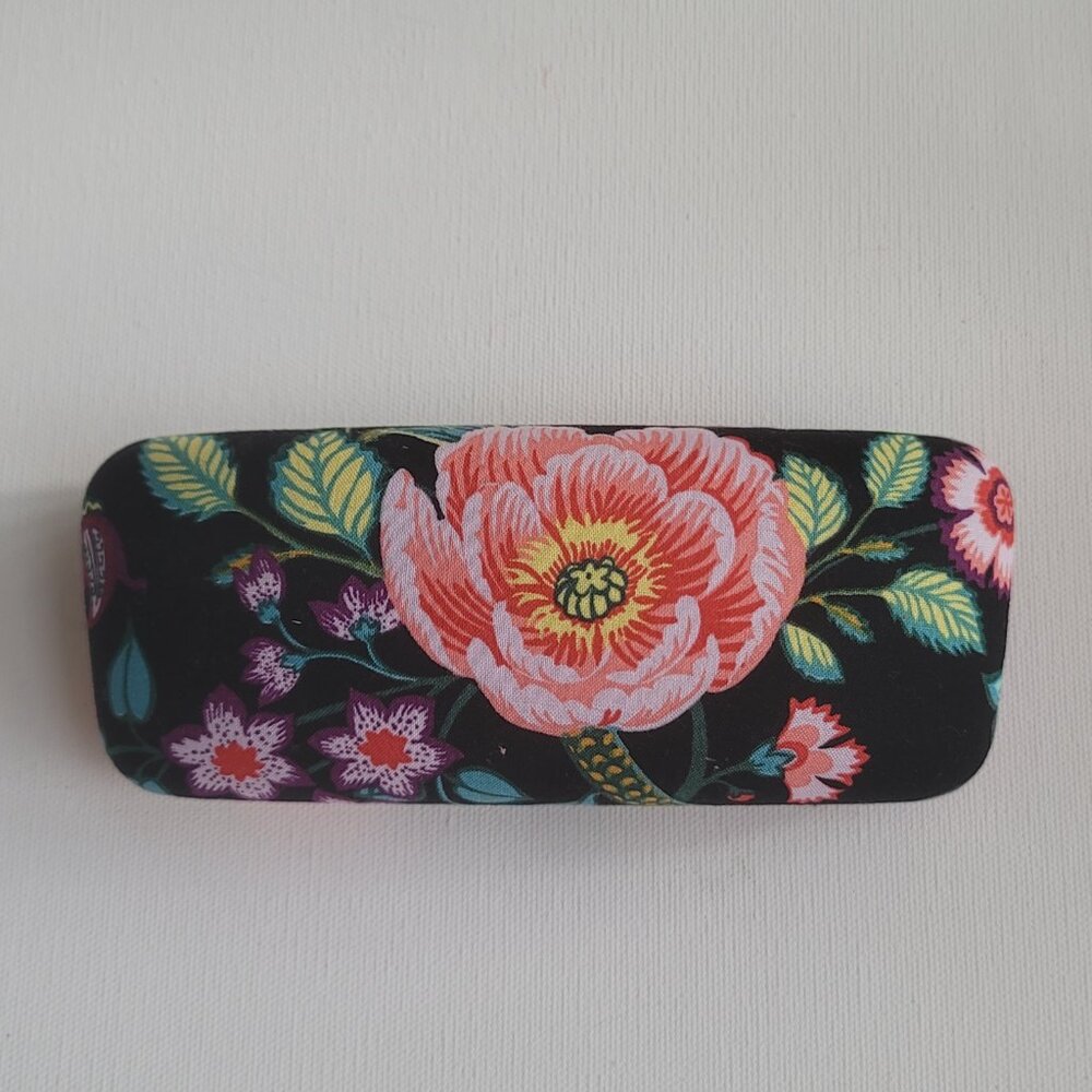 Vera Bradley Vines Floral Hard Shell Eyeglasses Storage Protector Case